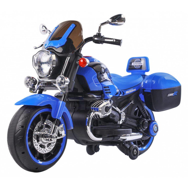 Elektrická motorka 1200CR - modrá